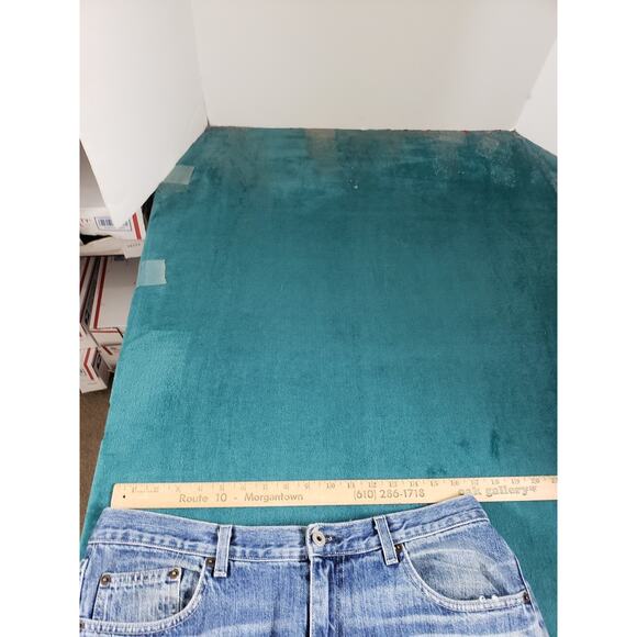 Express Jeans Size 34x32 Mens Blue Pants Denim Baggy Mid Rise Loose Bootcut - Picture 10 of 14